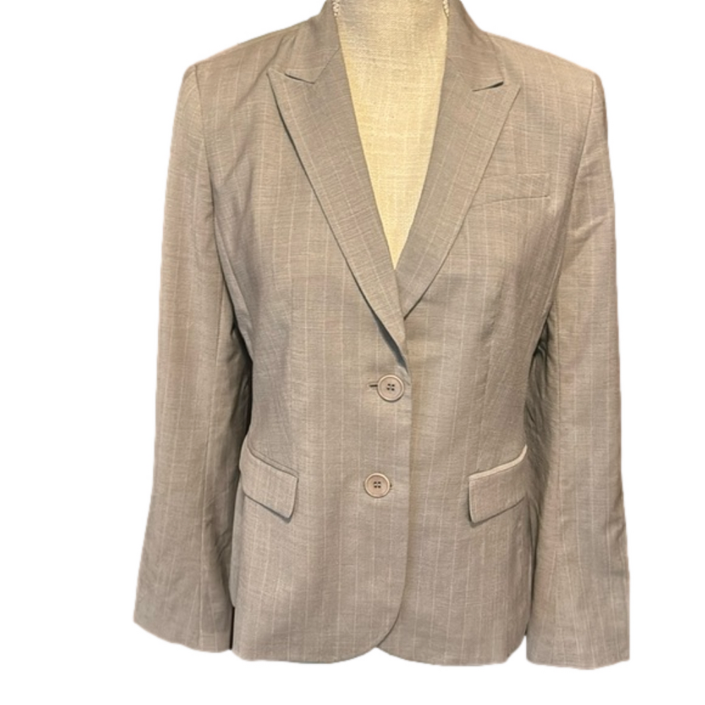 Talbots Striped Blazer Jacket Size 4
